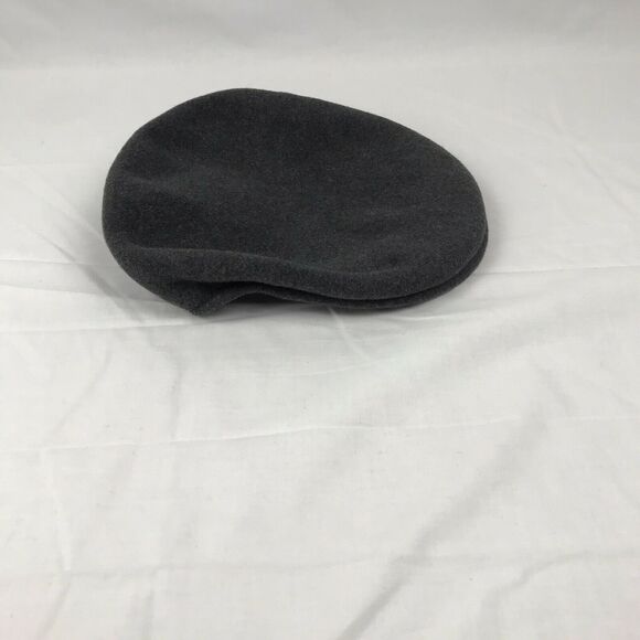 Kangol Gray 504 100% Wool Flat Cap Hat L - Picture 1 of 7